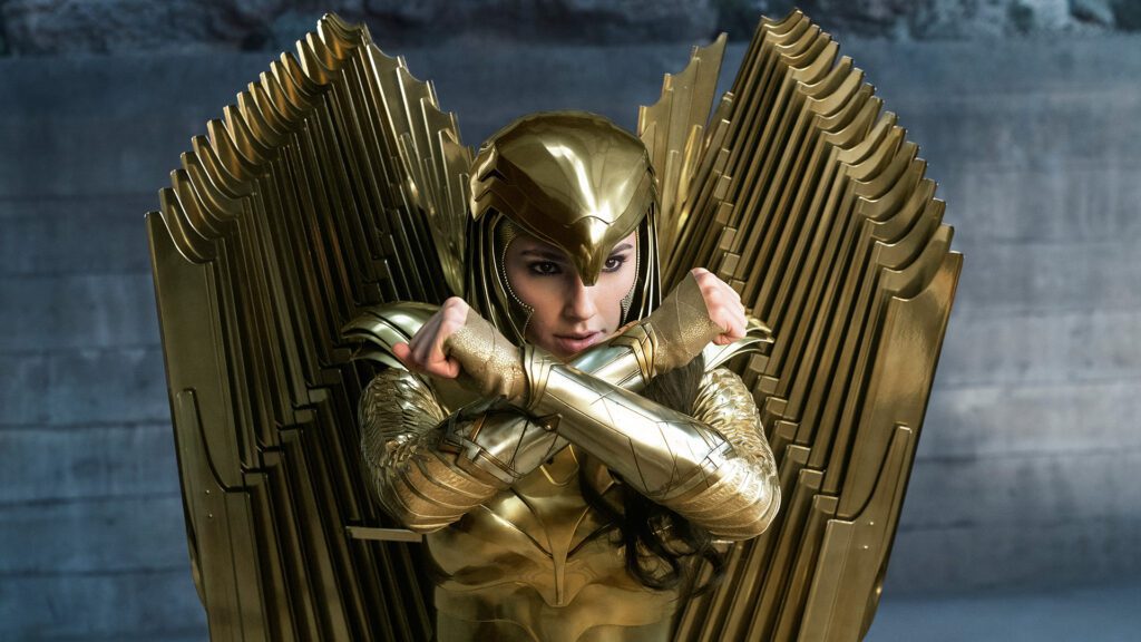 GAL GADOT as Wonder Woman in Golden Armour